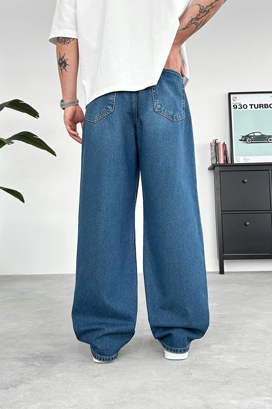 Mavi Basic Old School Baggy Pantolon
