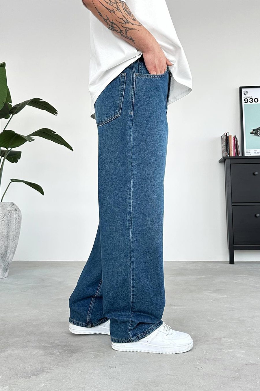 Mavi Basic Old School Baggy Pantolon