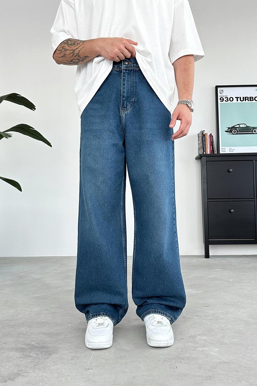 Mavi Basic Old School Baggy Pantolon