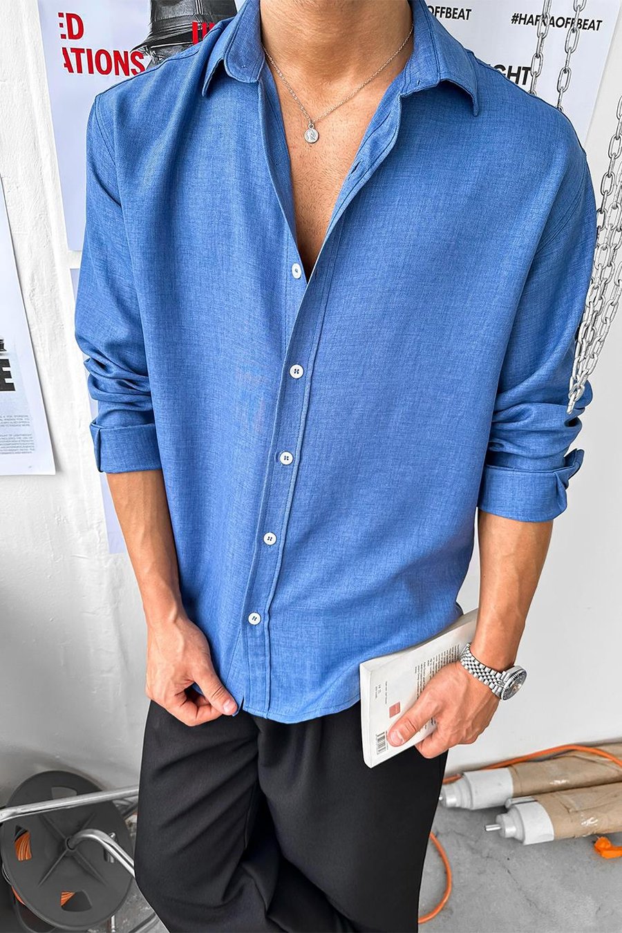 Mavi Basic Relaxed Gömlek