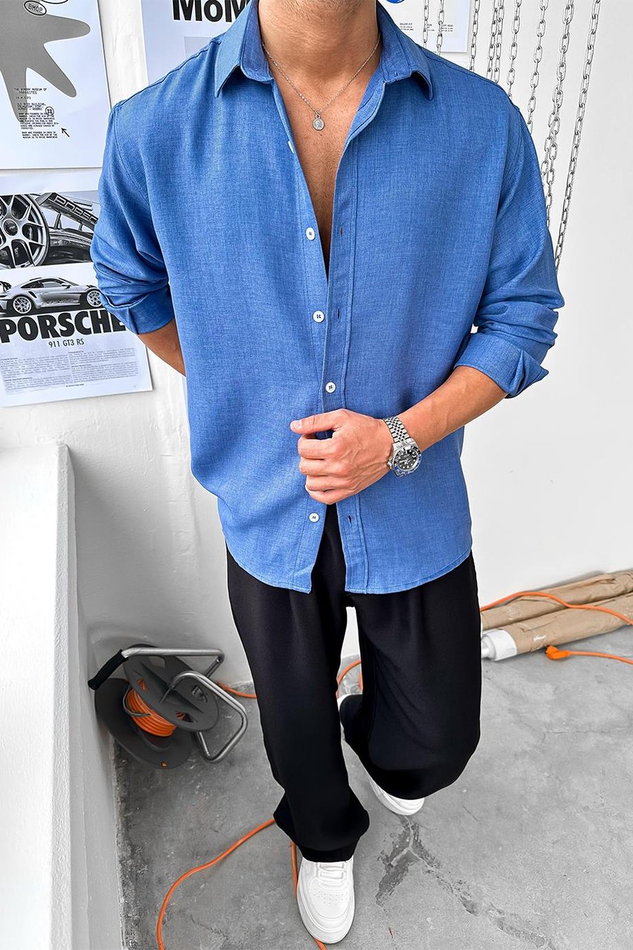 Mavi Basic Relaxed Gömlek