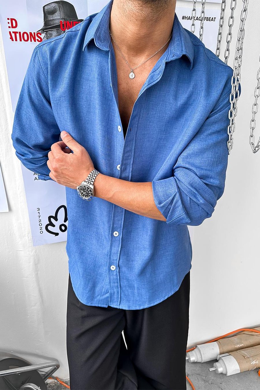 Mavi Basic Relaxed Gömlek