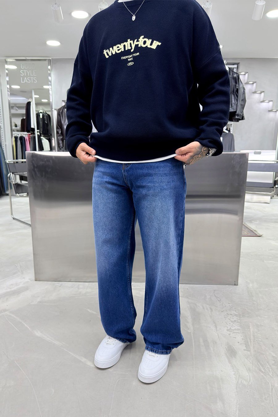 Mavi Soft Degrade Basic Baggy Pantolon