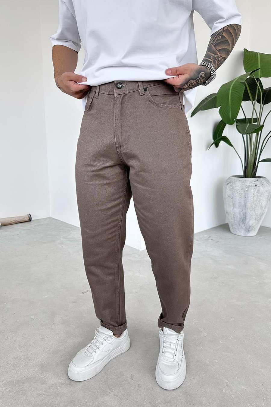 Mocha Basic Premium Regular Pantolon