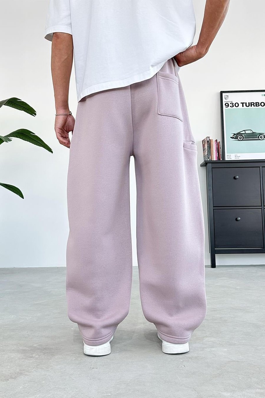 Mürdüm Cozy Basic Pileli Baggy Eşofman
