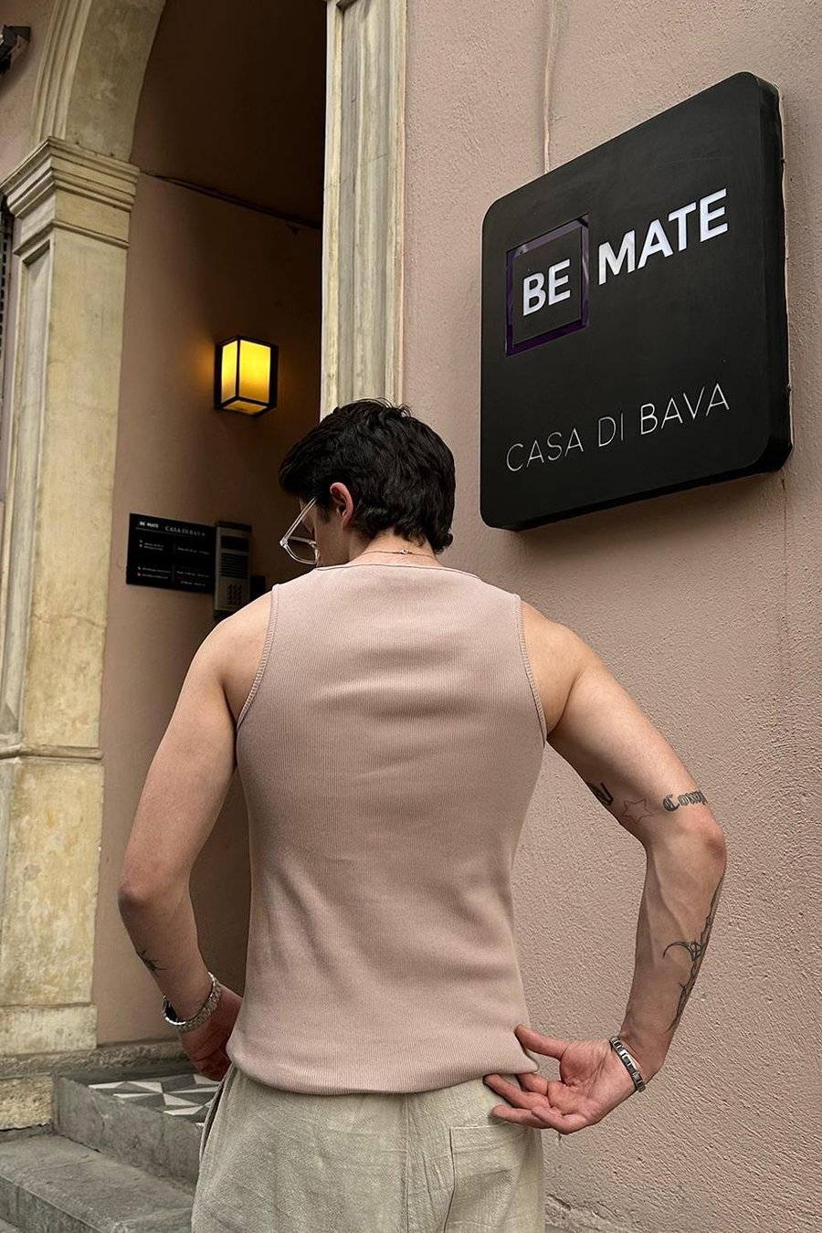NUDE Basic Tank Top Full Likralı OP Erkek Atlet Tişört