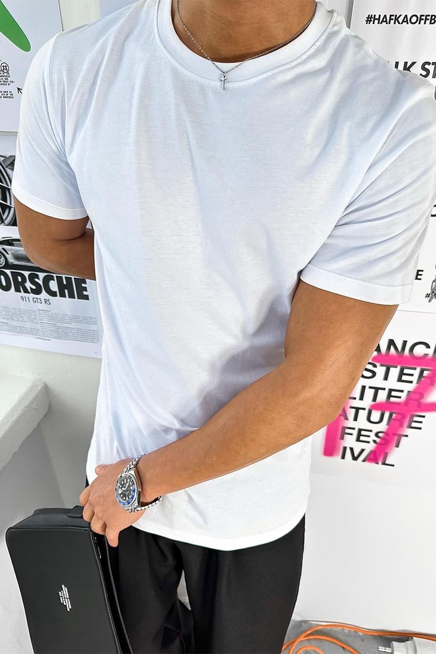 Optik Beyaz Basic Premium Regular Fit Tişört