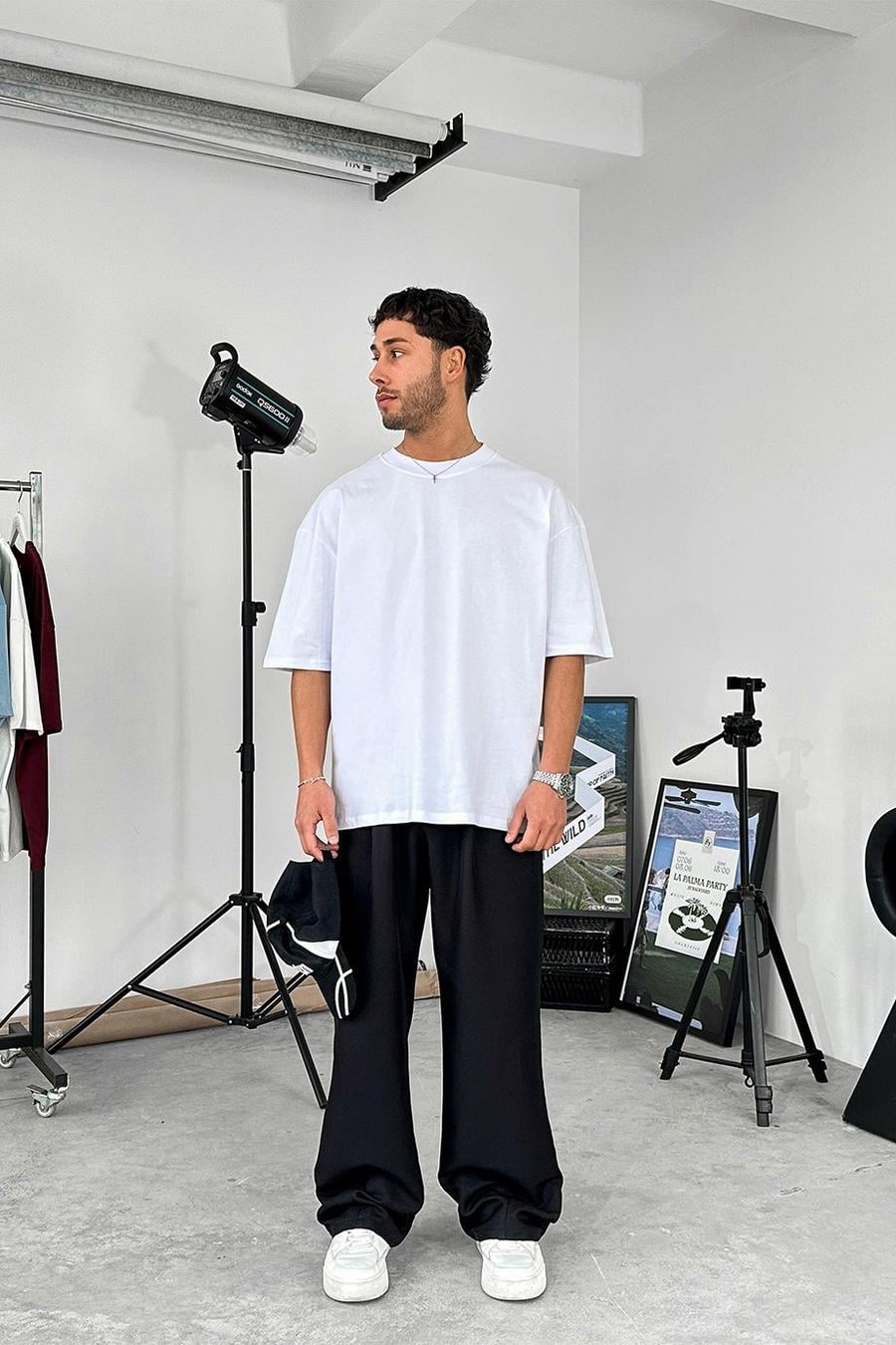 Optik Beyaz Cozy Basic Soft Oversize Tişört