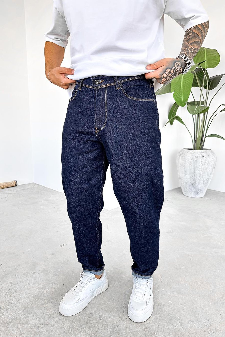 Orjinal Kot Mavi Basic Regular Pantolon