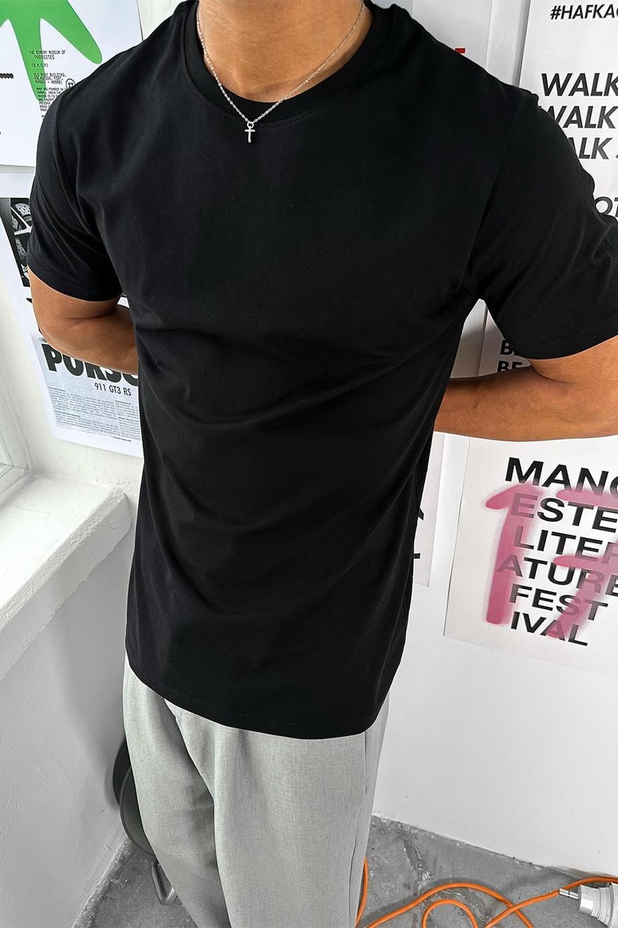 Siyah Basic Premium Regular Fit Tişört