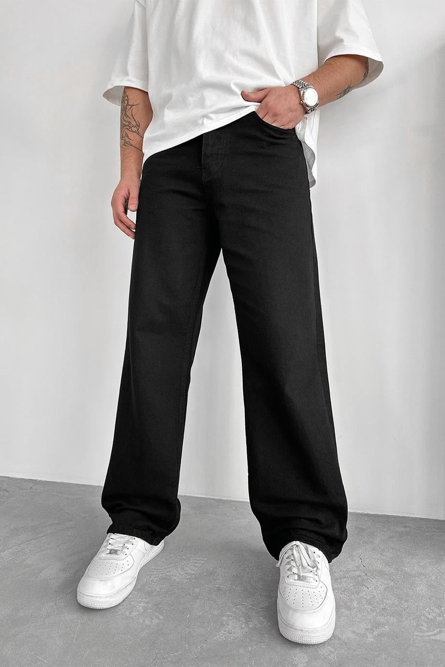 Siyah Basic Premium Regular Pantolon