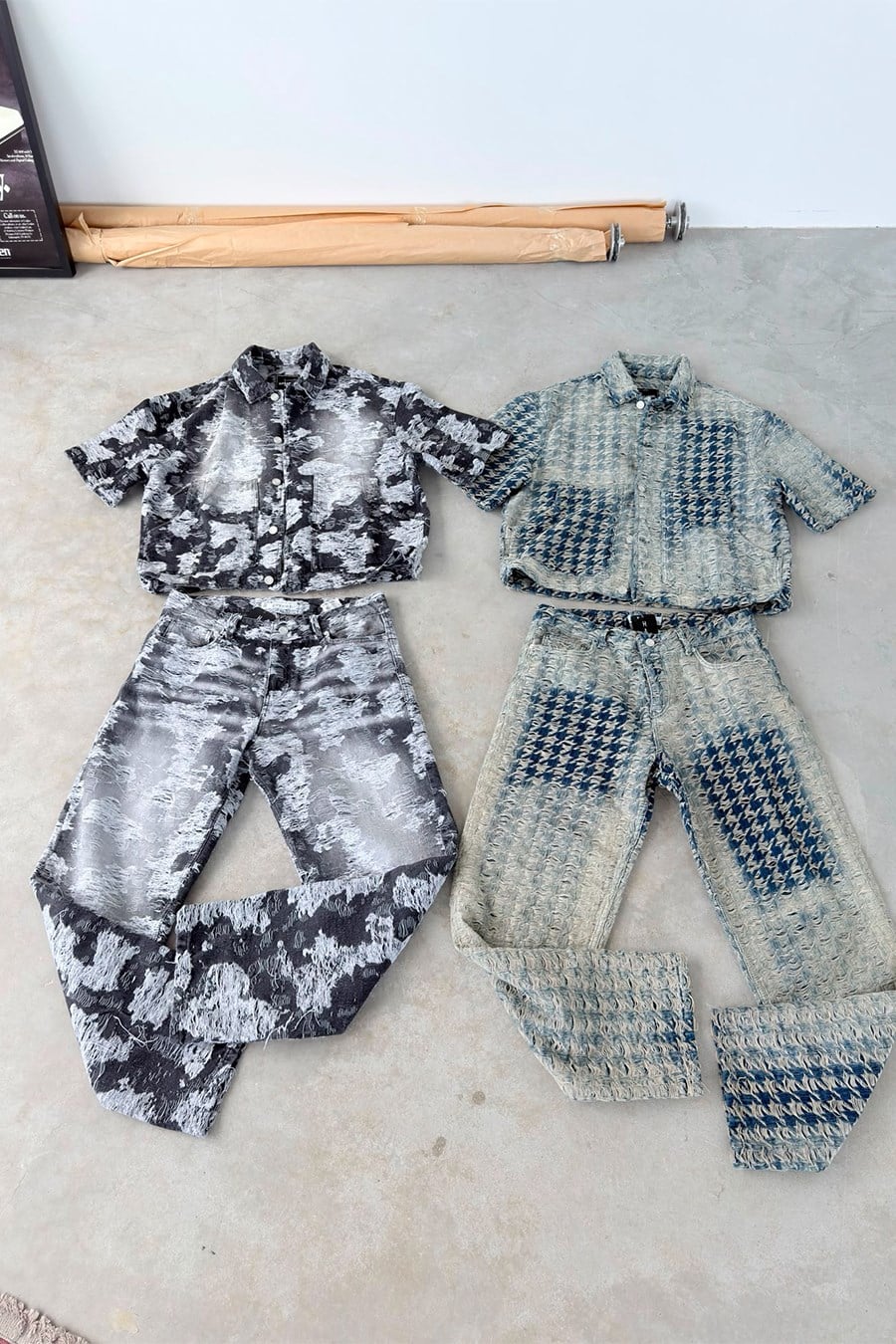 Siyah Cloud Wash Baggy Fit Pantolon
