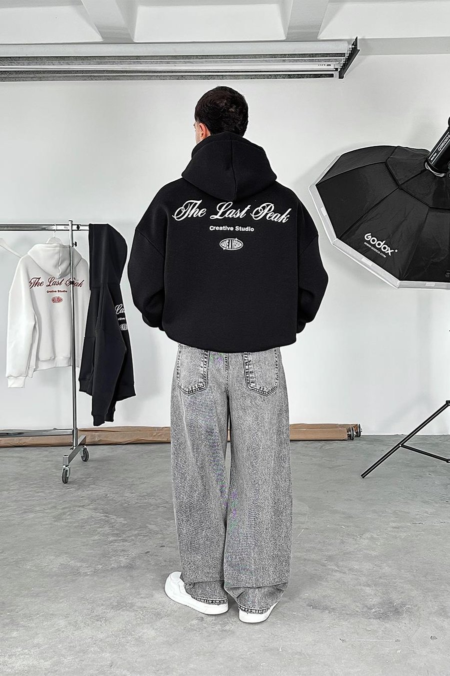Siyah Last Peak Oversize Sweatshirt