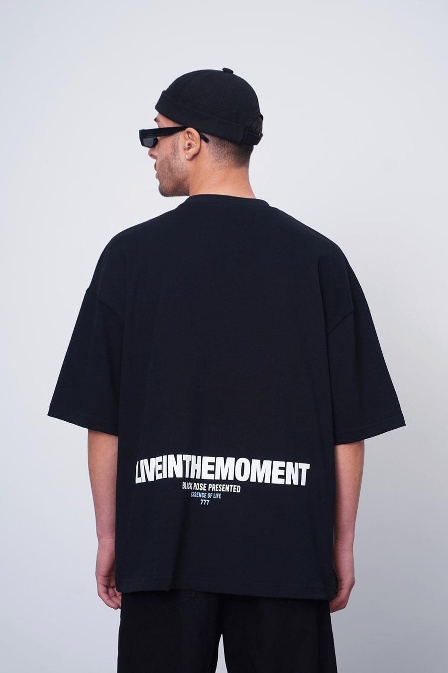 SİYAH Moment EE Oversize Tişört