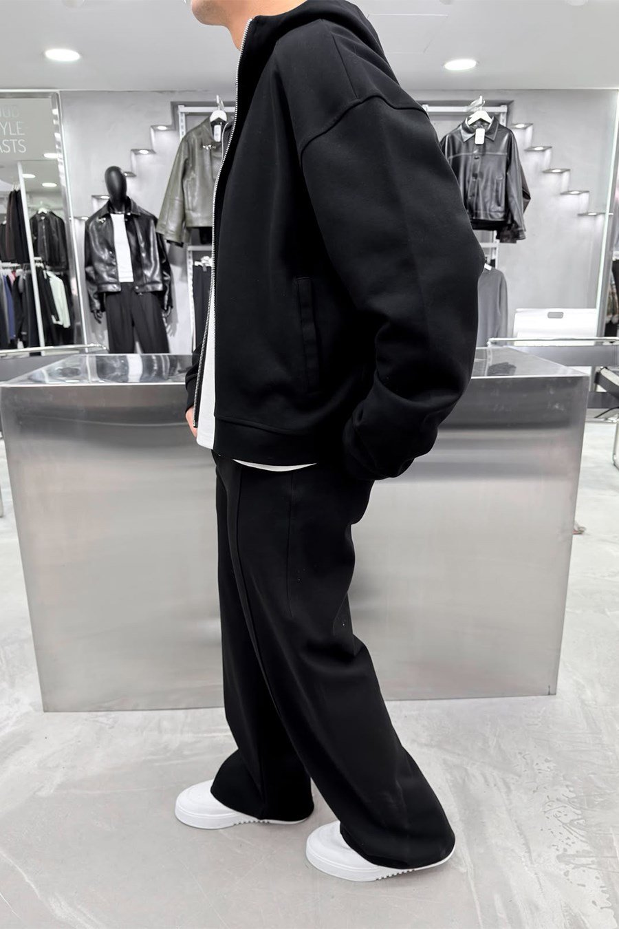 Siyah Premium Basic Oversize Eşofman Takımı