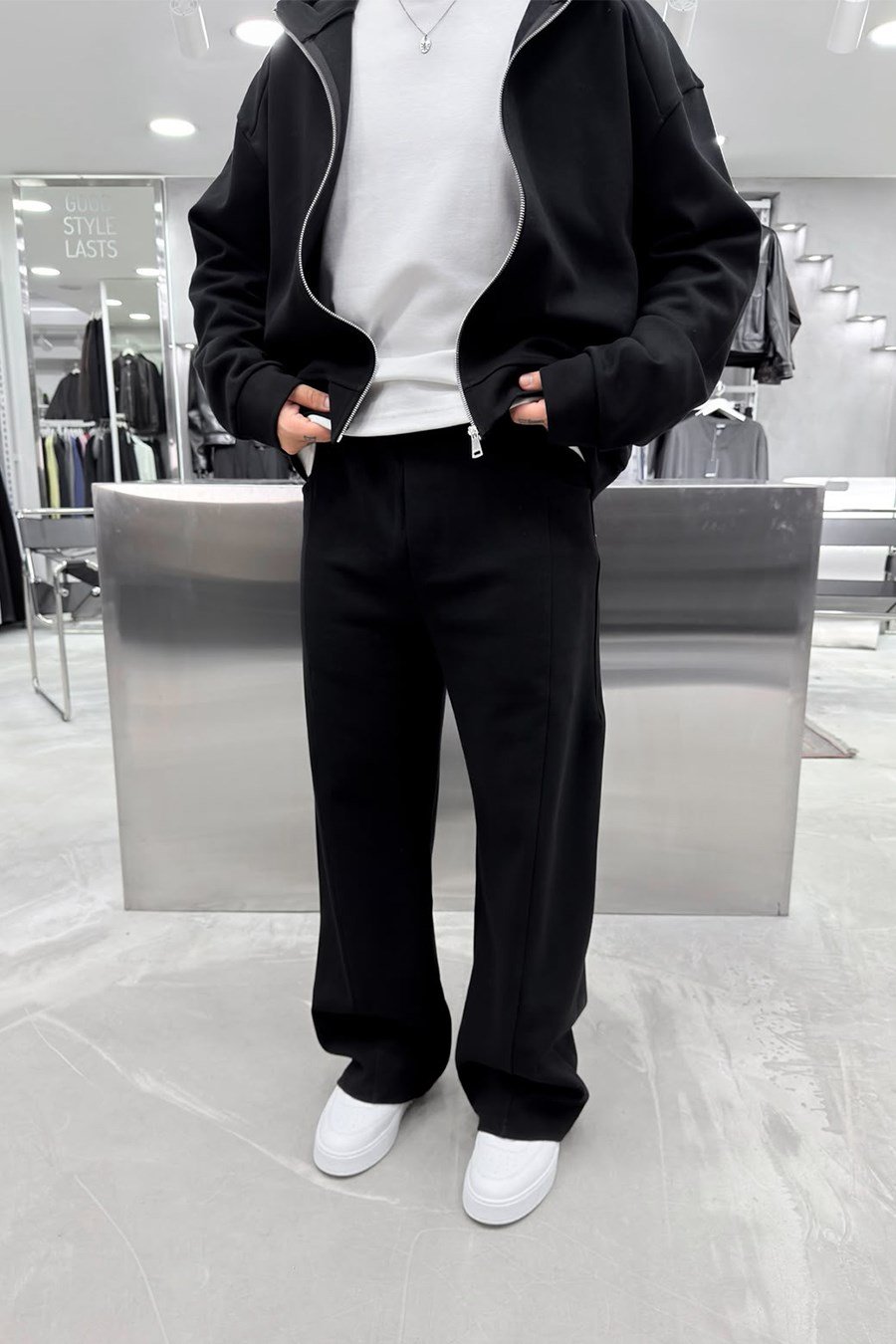 Siyah Premium Basic Oversize Eşofman Takımı
