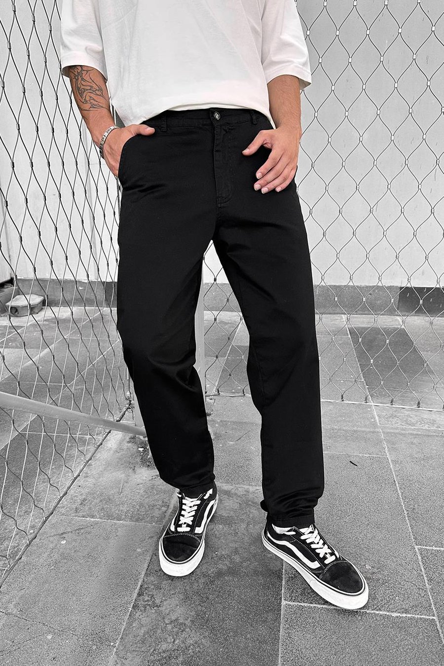 SİYAH R3 DL Regular Pantolon