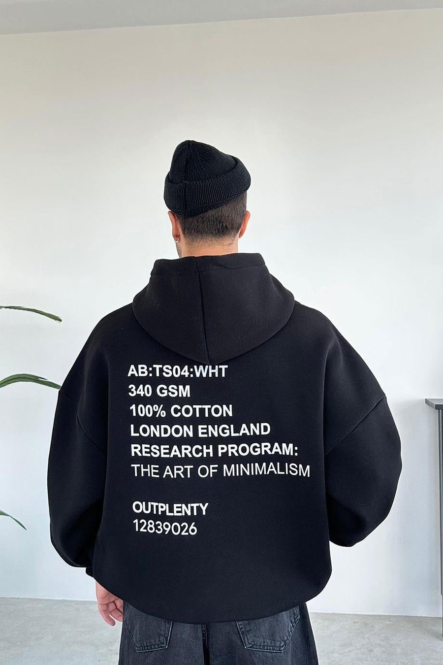 Siyah Research Oversize Sweatshirt