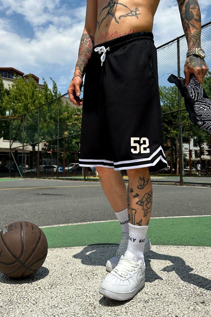 SİYAH Siyah Nyc Brooklyn Relaxed Fit Şort