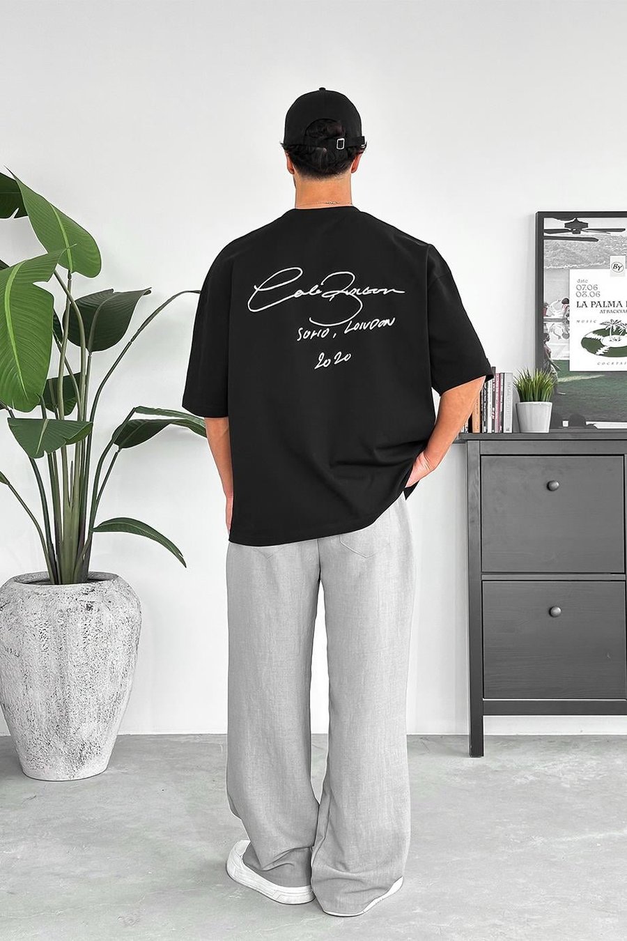 Siyah Solio OUTPLENTY PREMİUM Oversize Tişört