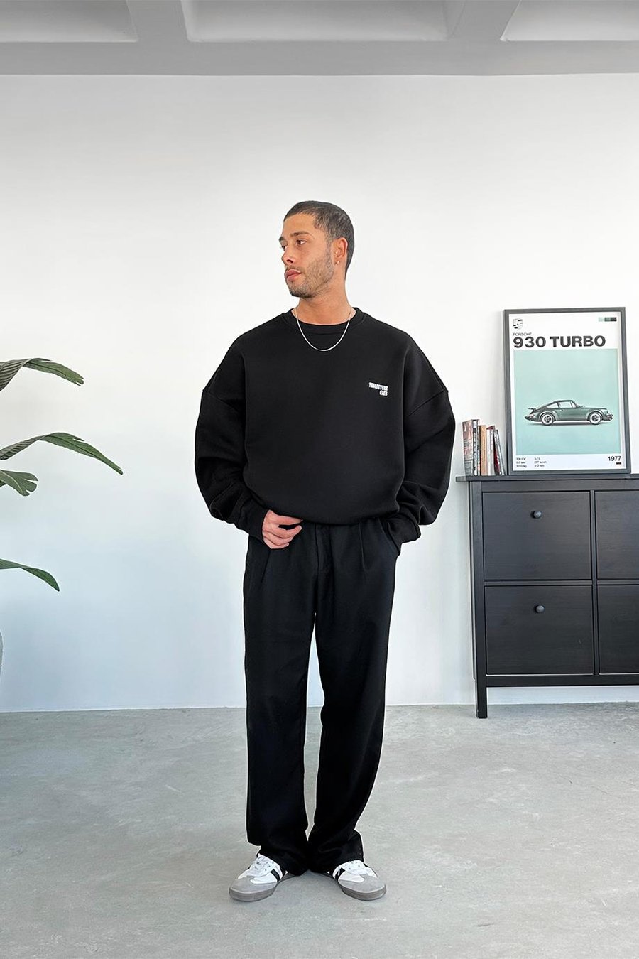 Siyah The Couture Oversize Sweatshirt