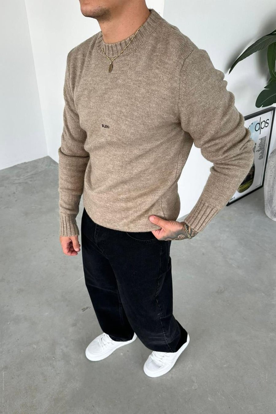 Taba Sılence Nakış Soft Relaxed Kazak
