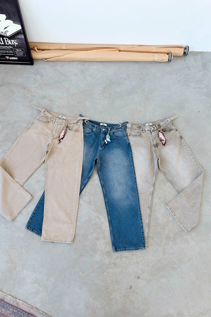 Taş Aksesuar Detaylı Baggy Pantolon