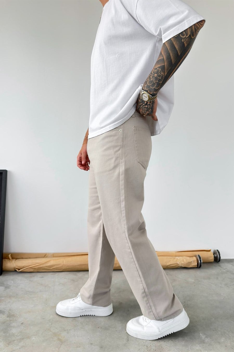 Taş Basic Baggy Fit Pantolon