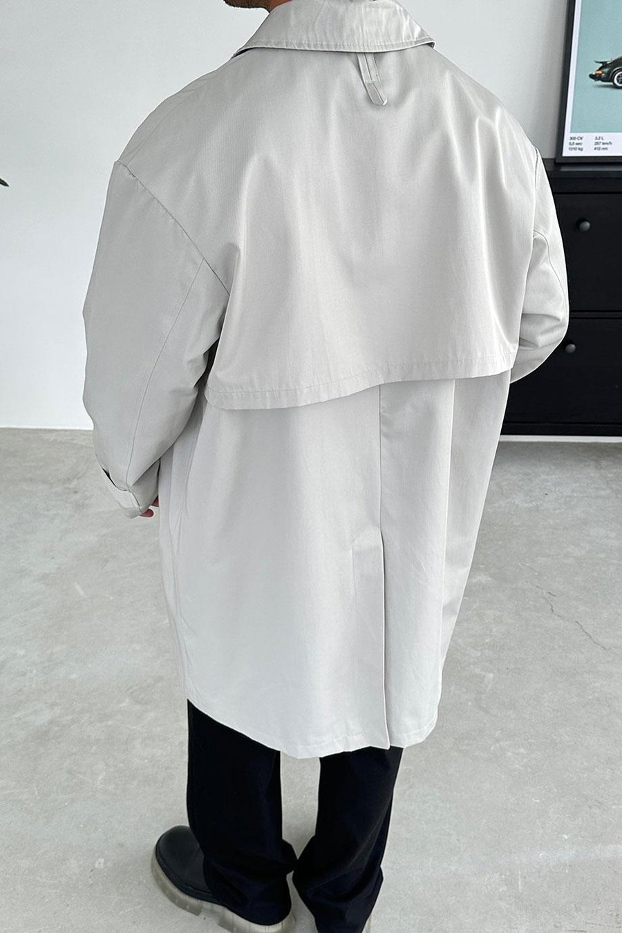 Taş Basic Oversize Trençkot