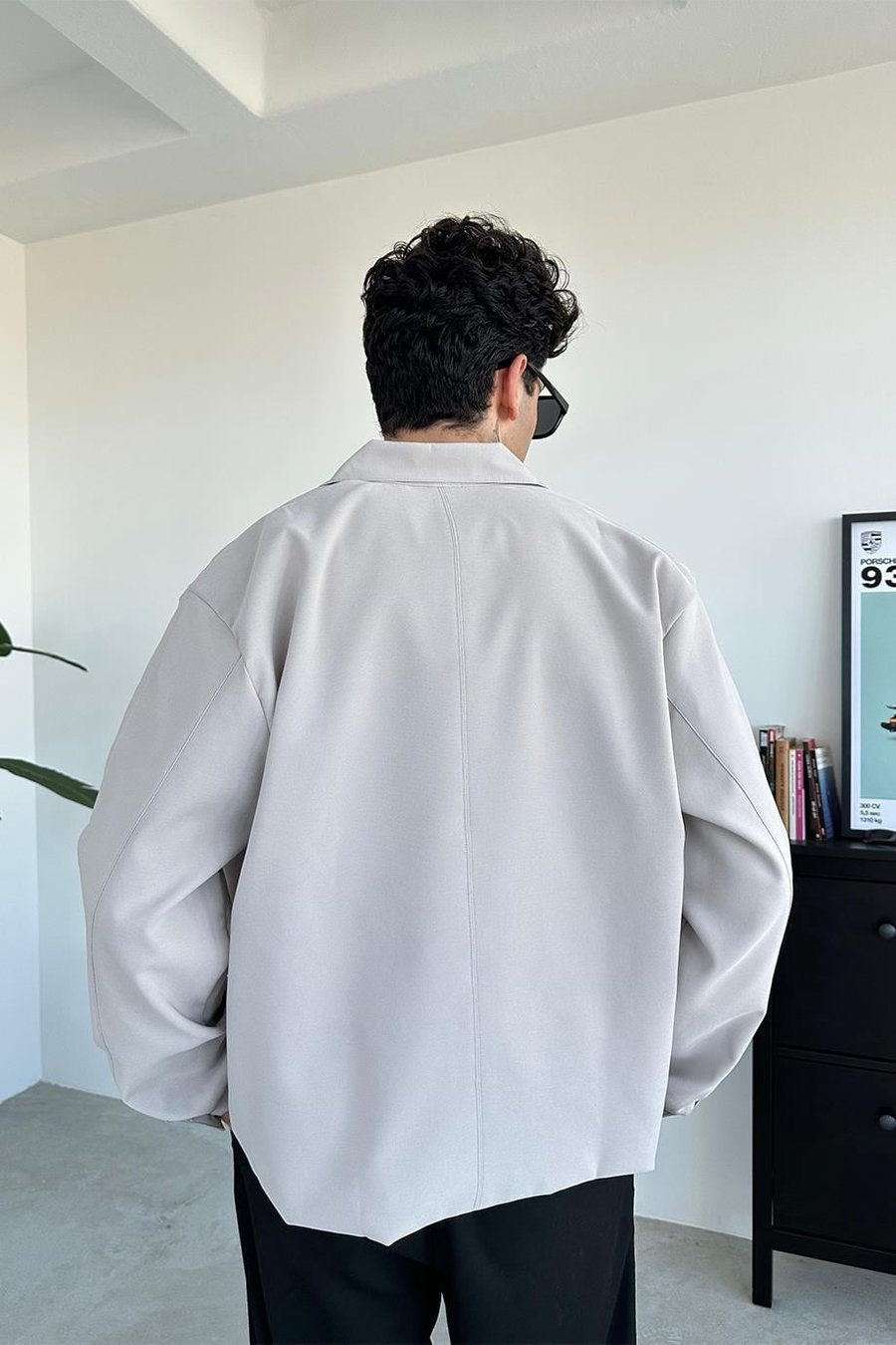 Taş Basic Tam Fermuarlı Ceket