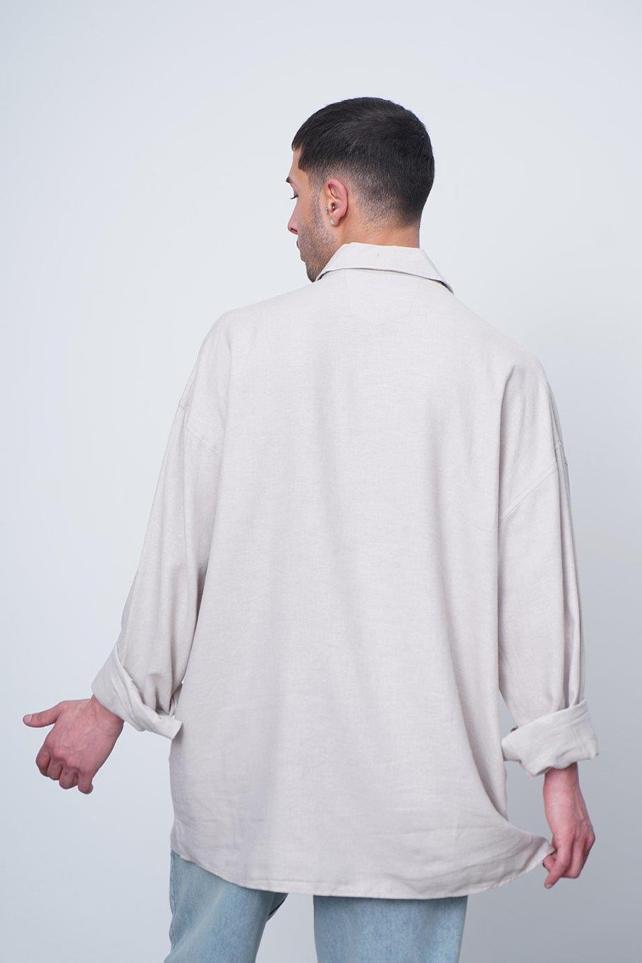 TAŞ Basic Uzun Kollu 1A CH Oversize Gömlek