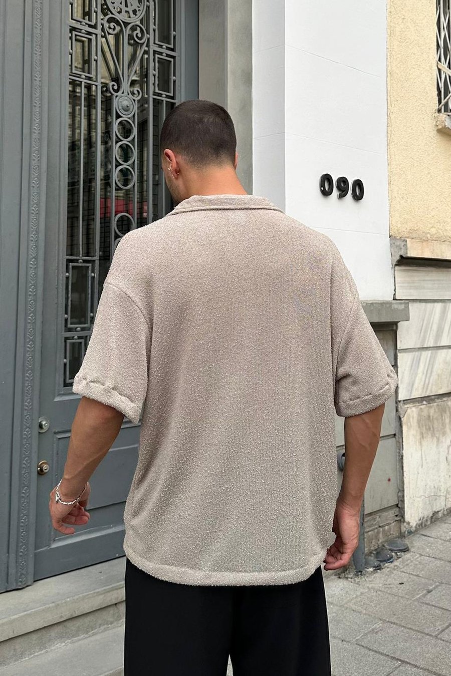 TAŞ Dokulu 04 EE Oversize Gömlek