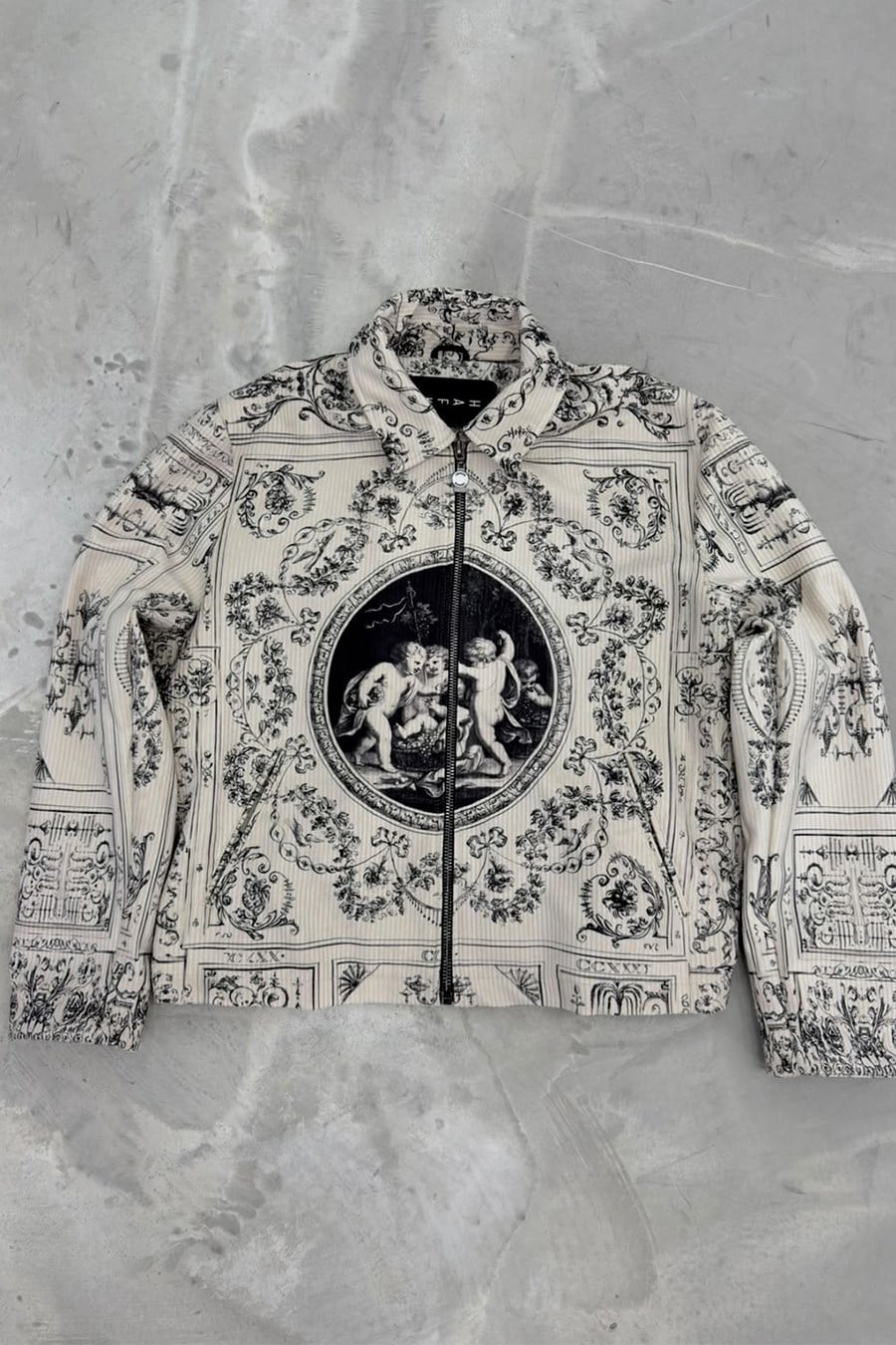 Taş Versailles Baroque Premium Baskılı Tasarım Ceket