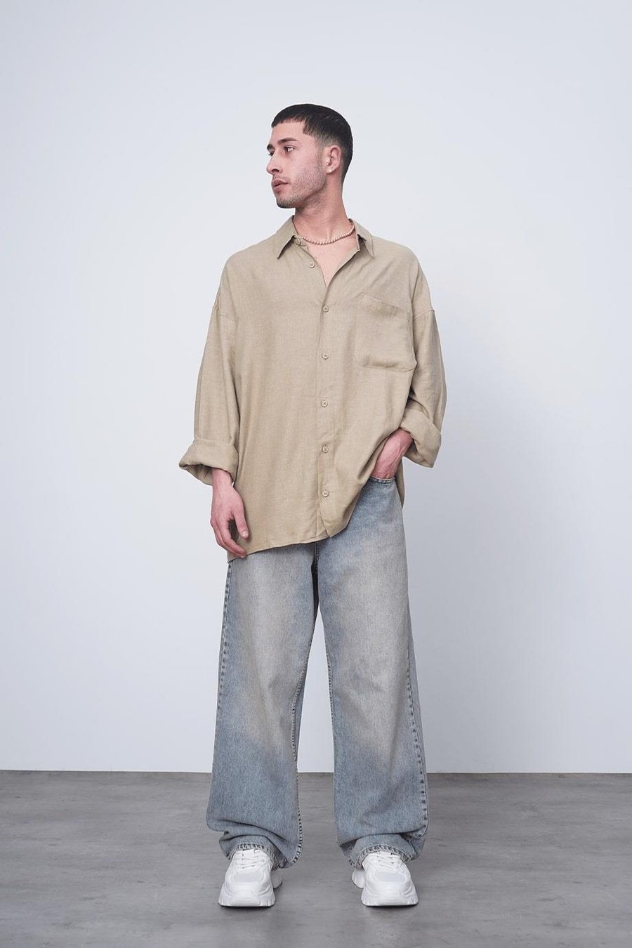 Toprak Basic Uzun Kollu 1A CH Oversize Gömlek