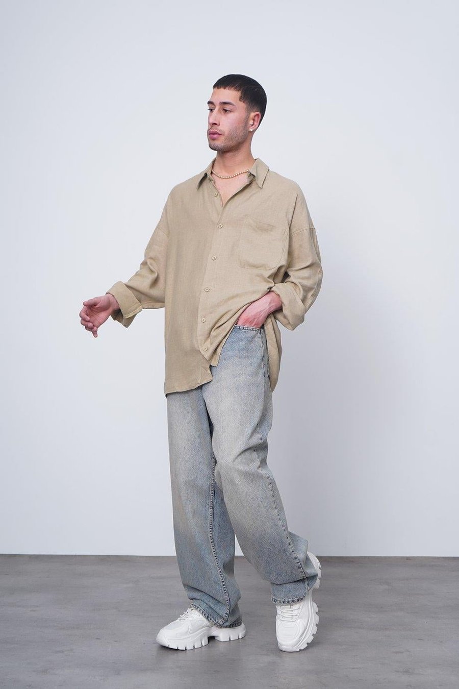 Toprak Basic Uzun Kollu 1A CH Oversize Gömlek