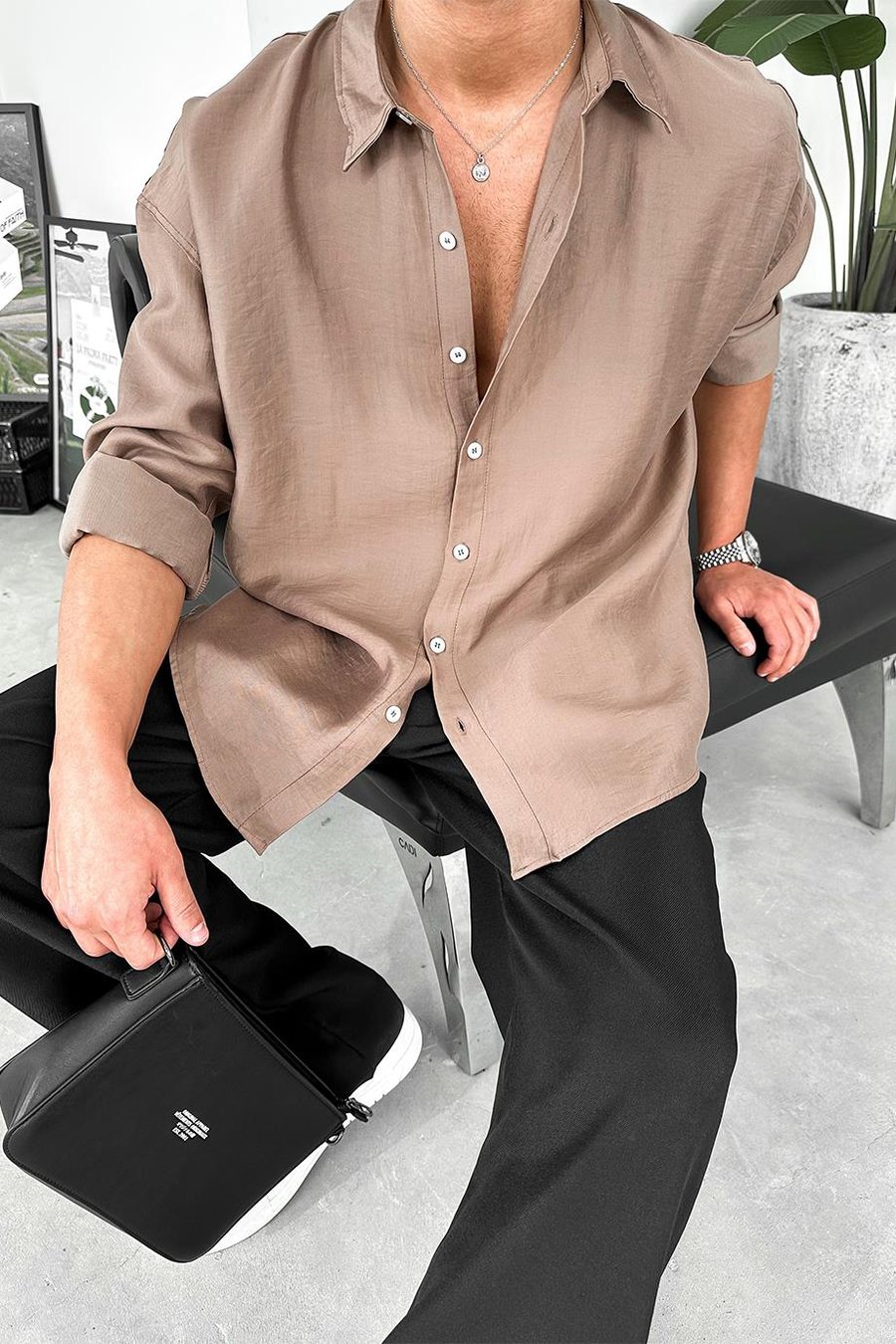 Vizon Soft Premium Oversize Gömlek