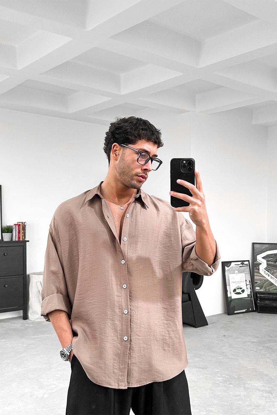 Vizon Soft Premium Oversize Gömlek