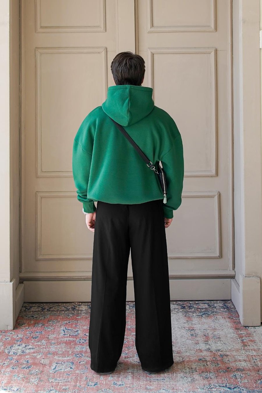 Yeşil Cozy Basic Oversize Sweatshirt