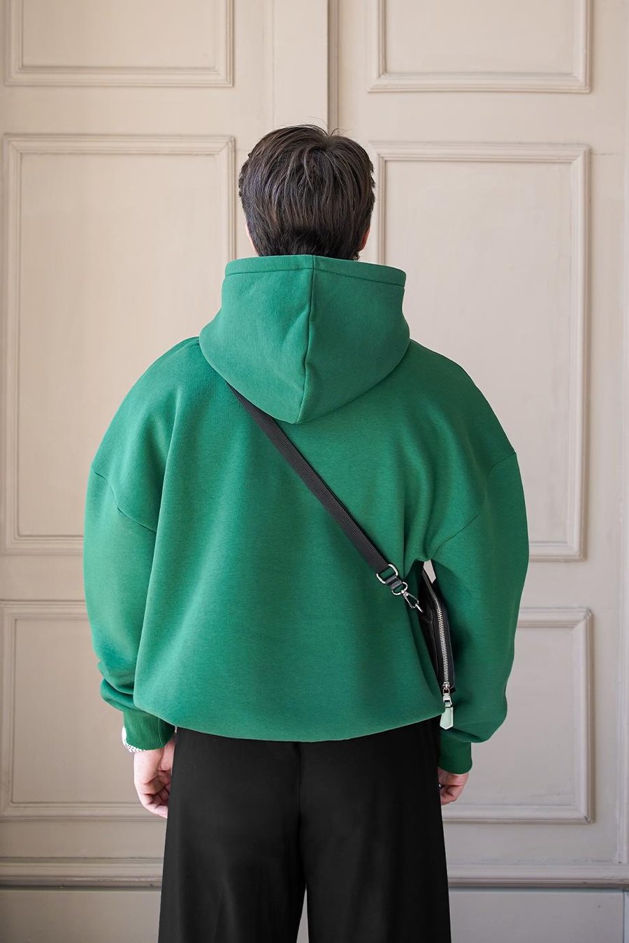 Yeşil Cozy Basic Oversize Sweatshirt