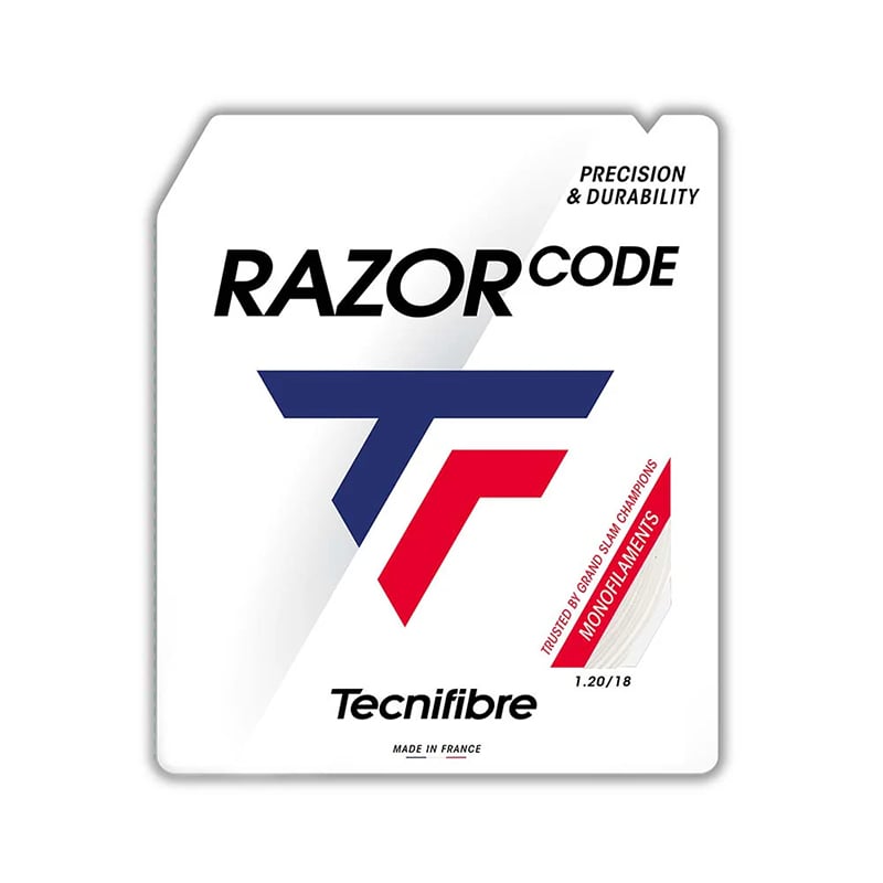 TecnifibreTecnifibre Razor Code 1.25mm - 12m Tekli Kordaj - Beyaz