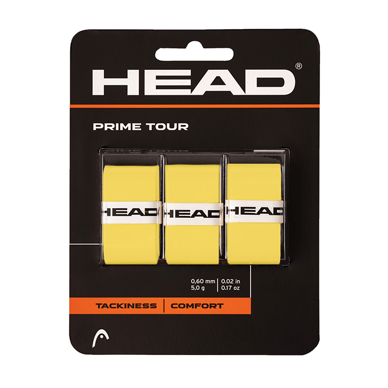 HEADHEAD Prime Tour 3'lü Tenis Overgrip - Sarı
