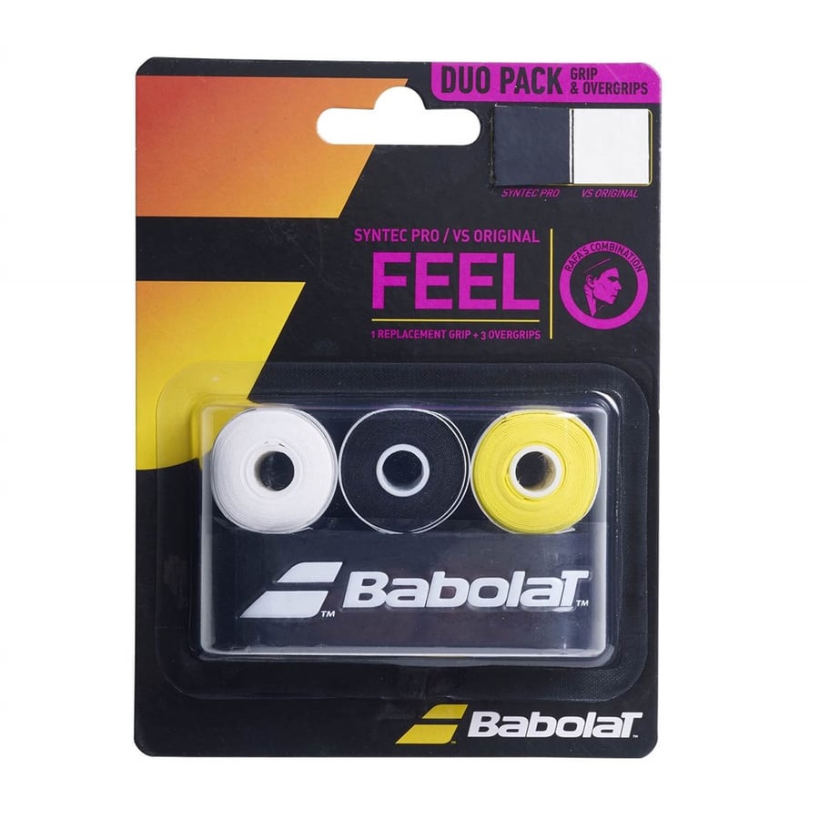 BabolatBabolat Duo Pack Syntec Pro Anagrip x1 + VS Original Overgrip x3