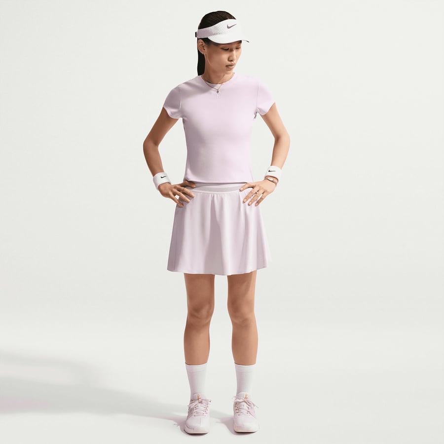 NikeNikeCourt Advantage Dri-FIT Kısa Kollu Kadın Tenis Üstü
