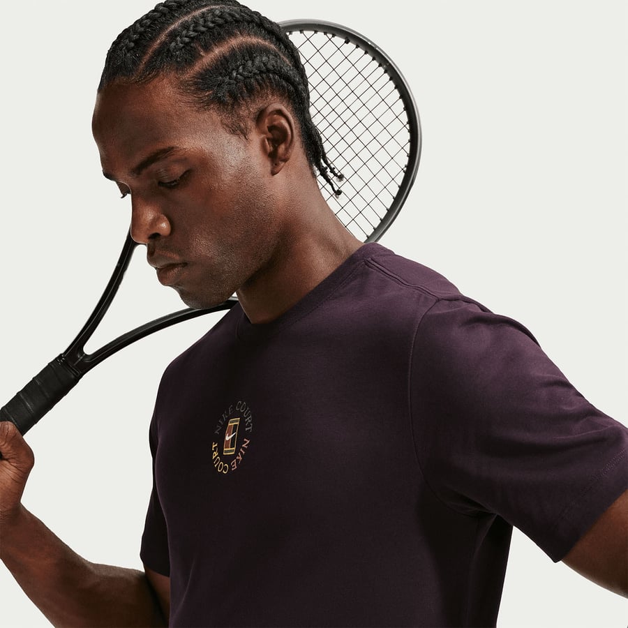 NikeNikeCourt Dri-FIT Pamuklu Erkek Tenis Tişörtü
