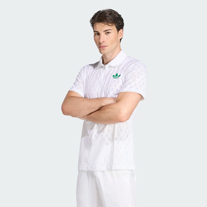 adidasadidas Tennis Pro Climacool+ FreeLift Erkek Polo Tişört - Beyaz