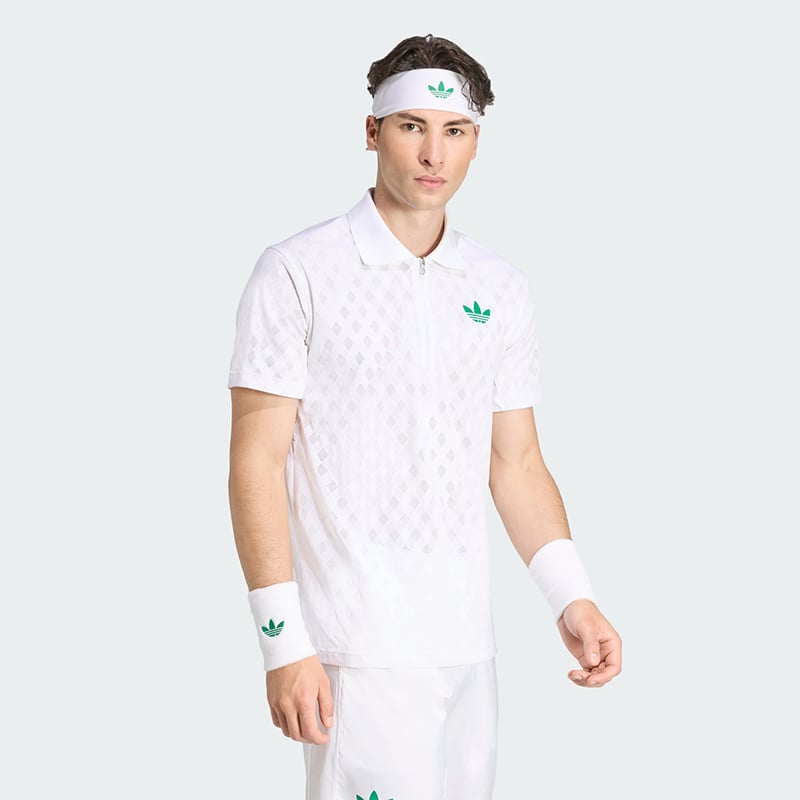 adidasadidas Tennis Pro Climacool+ FreeLift Erkek Polo Tişört - Beyaz
