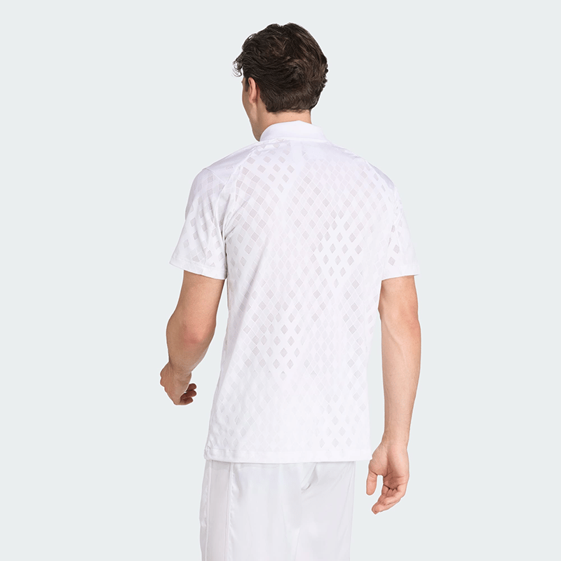 adidasadidas Tennis Pro Climacool+ FreeLift Erkek Polo Tişört - Beyaz