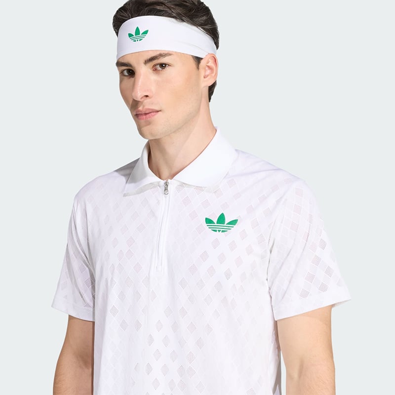 adidasadidas Tennis Pro Climacool+ FreeLift Erkek Polo Tişört - Beyaz