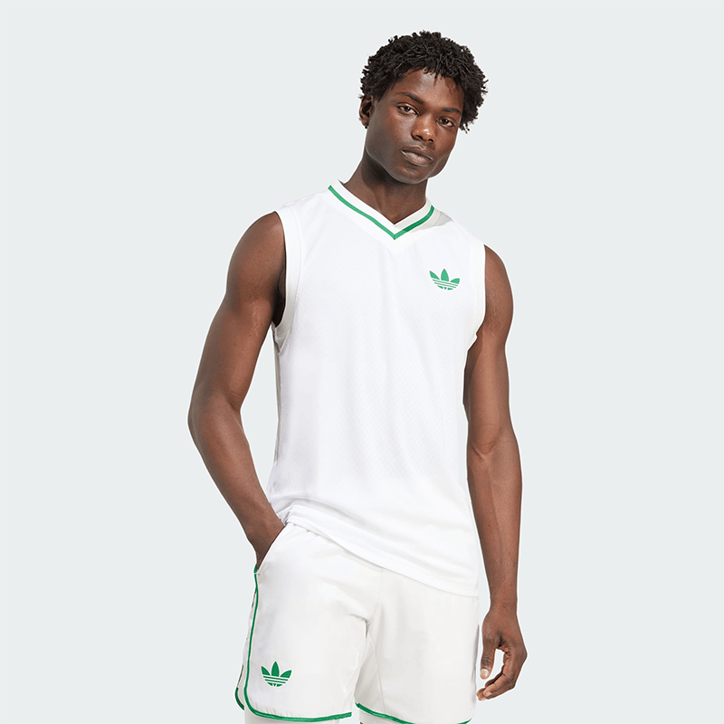adidasadidas Tennis Pro Climacool Erkek Kolsuz Tişört - Beyaz