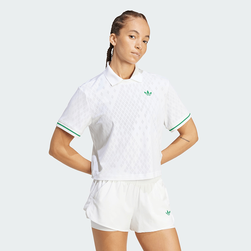 adidasadidas Tennis Pro Climacool Kadın Polo Tişört - Beyaz